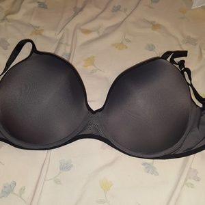 Candies grey and black bra